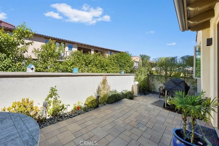Private patio for entertaining and relaxing