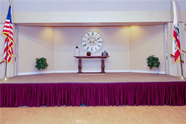 Big auditorium with stage.