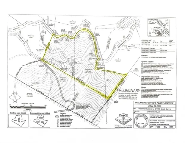 Proposed Lot Line Adjustment