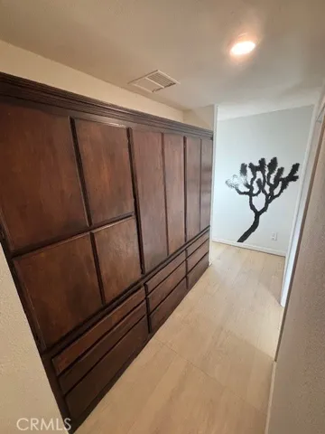 built-in hallway cabinet