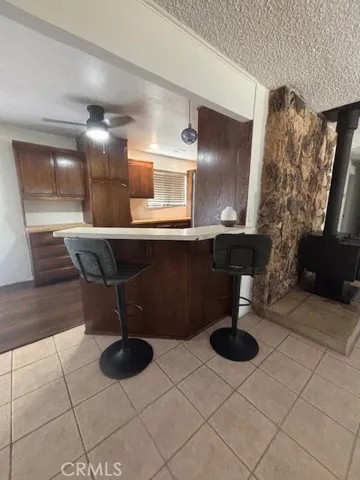 Breakfast bar and bar stools