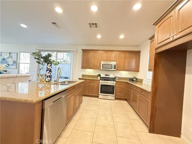 kitchen with stainless still appliances
