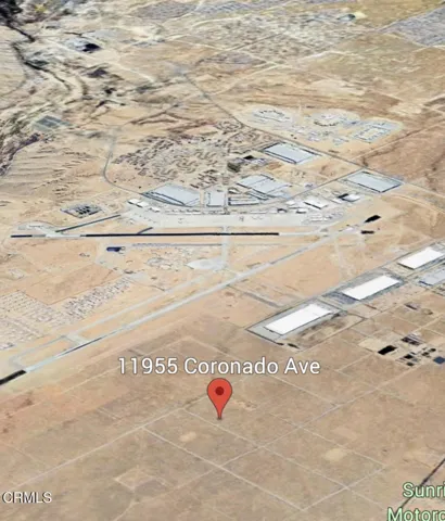Aerial View Distance to Industrial Build