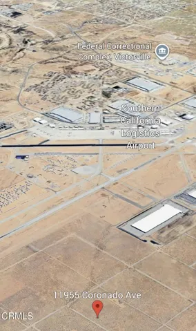 Aerial View Distance to Airport and Fede