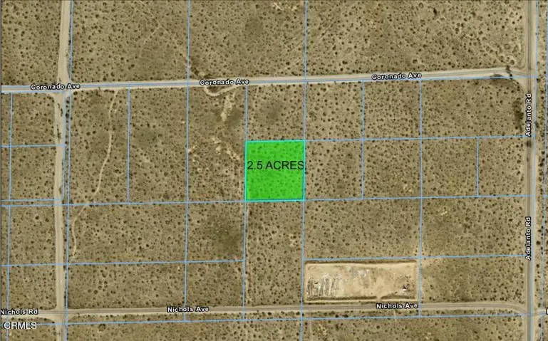 Aerial View Property Highlighted