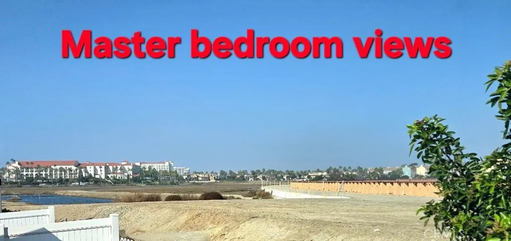 Views from master bedroom of protected Wetlands