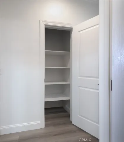 Hall storage closet