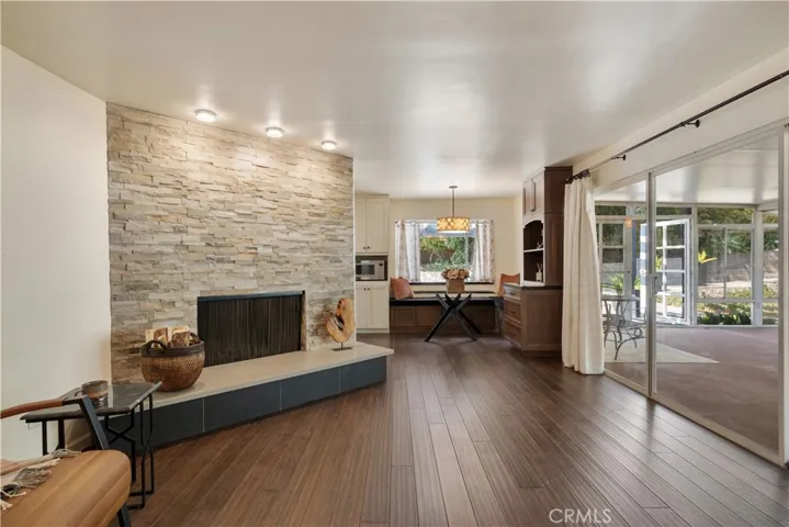 Ledger Stone Fireplace