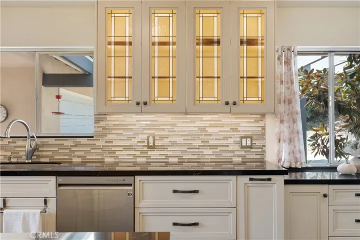 Custom Leaded Glass Cabinet Doors