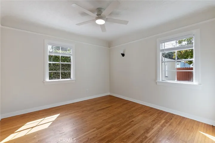 Bedroom two with privacy and views of your backyard oasis.