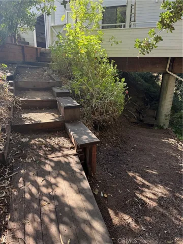Path to lower area.