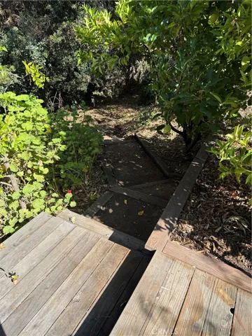 Path to lower yard