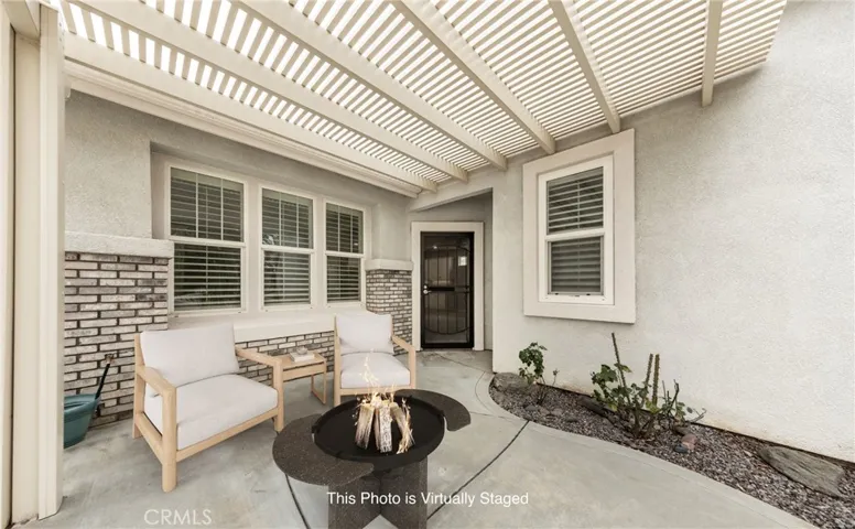 Front Courtyard Virtually Staged