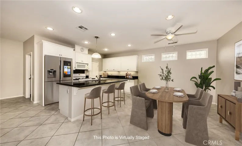 Kitchen- Dinning Area Virtually staged