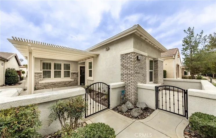 Front of Home Showing 2 Patio Areas