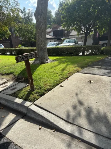 Address Post for properties from 9430-9440 Friendly Woods Lane