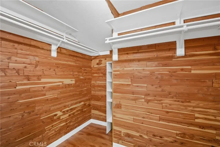 Cedar lined primary closet