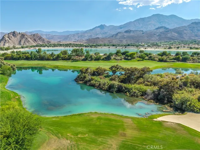 Lake on double fairway