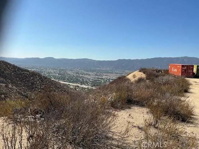A portion of the building pad facing southwest with the 15 fwy and Wildomar/Lake Elsinore