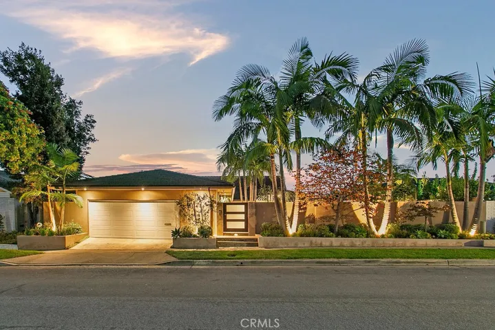 Private single story home with gated front courtyard.