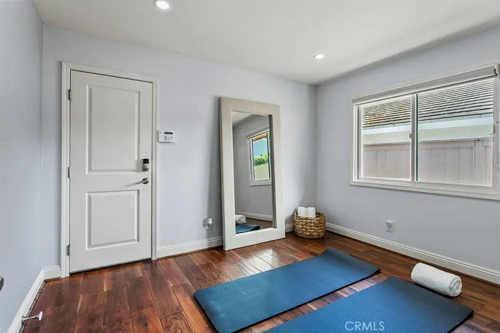 Flex space adjacent to garage could be gym/office or bedroom #6.