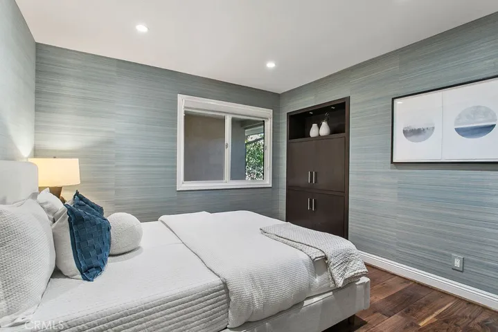 Bedroom #5 was designed as a home office, so lacks a closet.