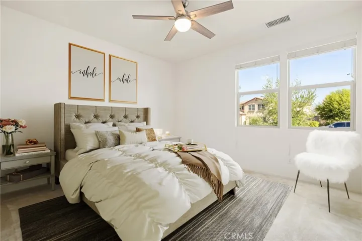 1st secondary bedroom. Virtually staged
