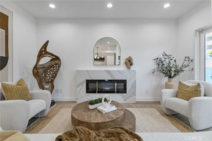 disclosure: fireplace digitally altered to remove a manufacturer's sticker