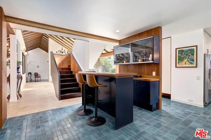 Bar Area and Floating Staircas