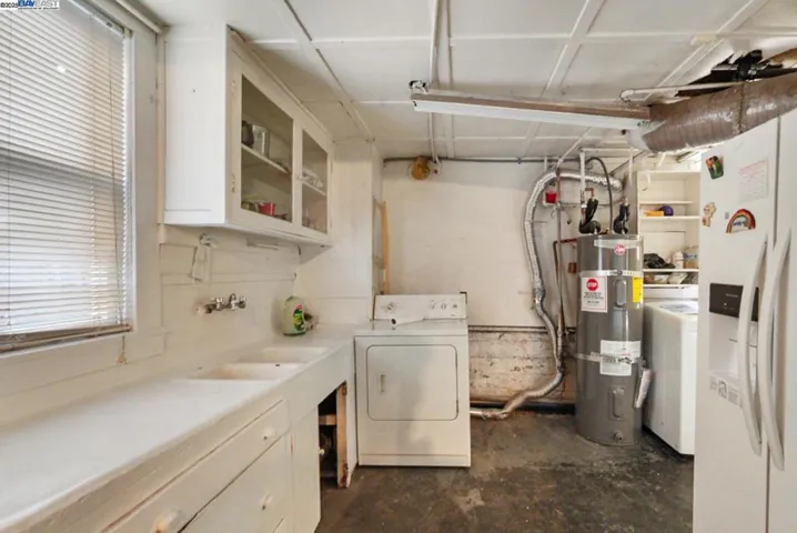 Laundry area basement