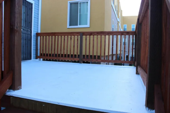 New deck for relaxing or Barbecuing