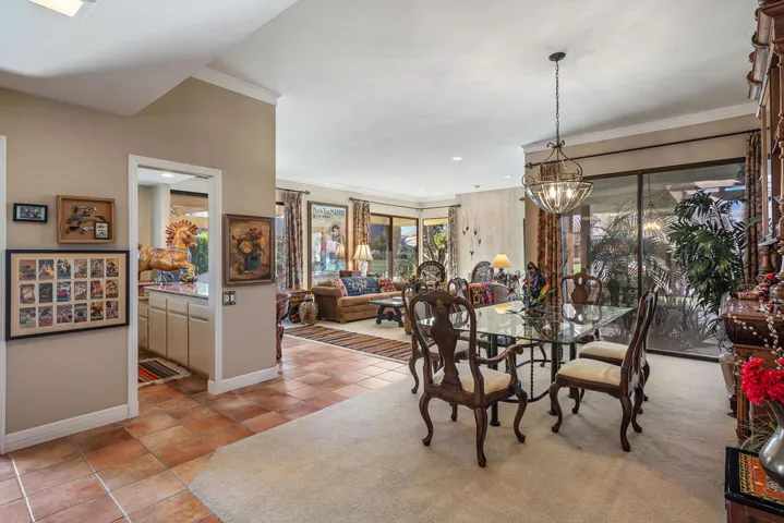 Dining Area Looking into Living Room