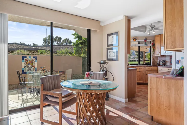 Breakfast Area and Patio View