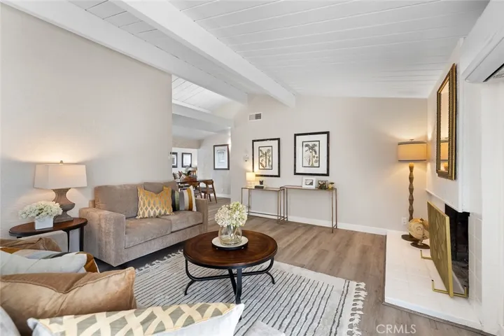 Open floor plan, living room is very spacious. home!