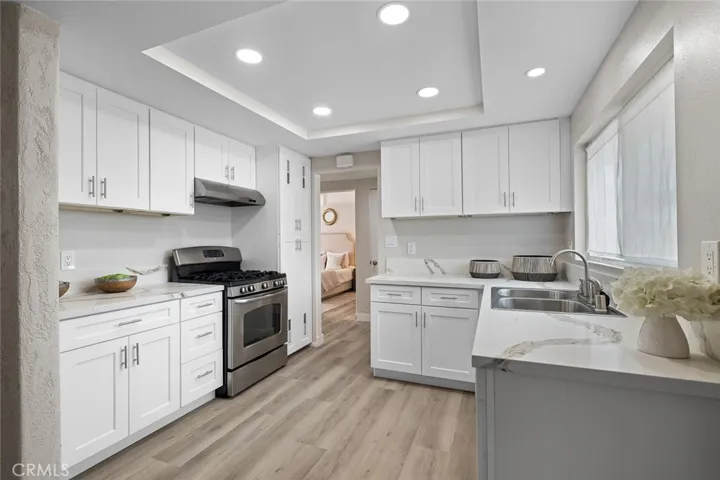 Remodeled kitchen.