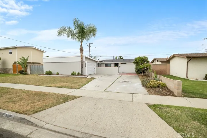 Showing the wide driveway. Welcome Home!