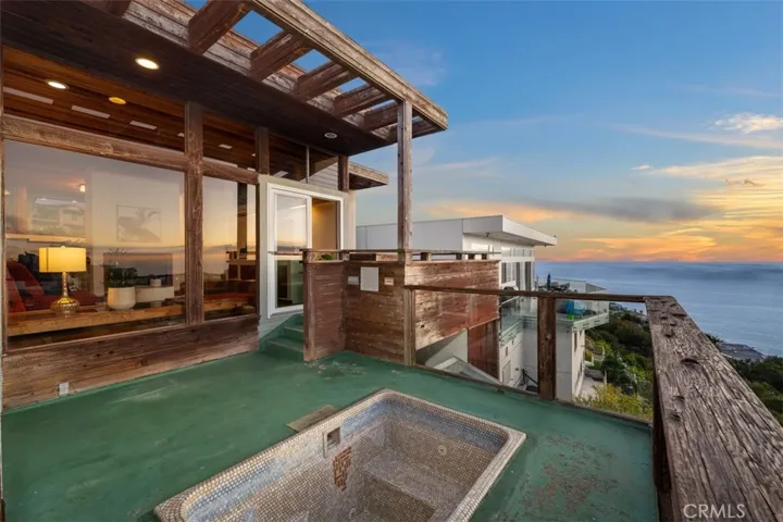 View from both balconies