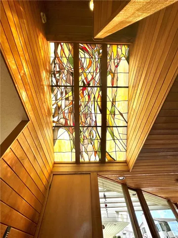 Detail of Mogens Abel Stained Glass entrance
