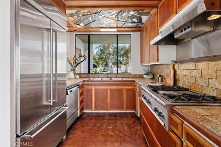Kitchen view to front of home