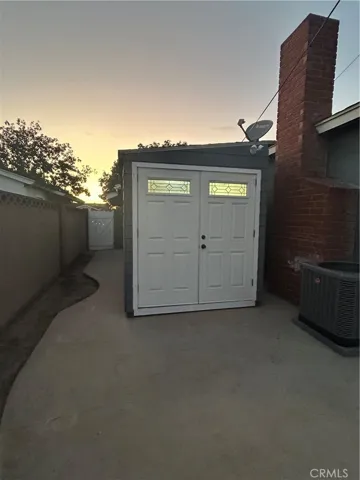 Catch All Shed in Yard