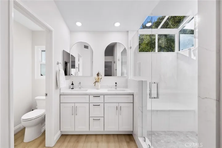Newly remodeled primary bathroom