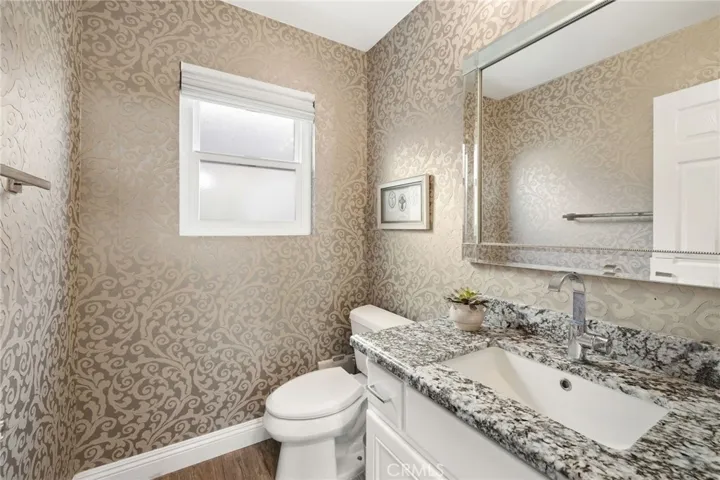 1st level powder room