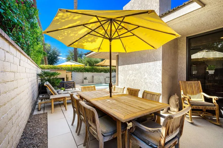 Outdoor Dining off Kitchen