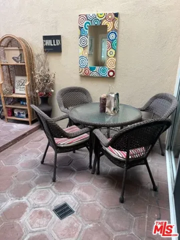 Private patio