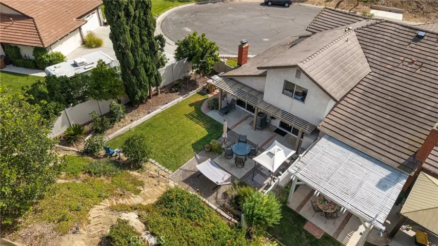 Backyard aerial view
