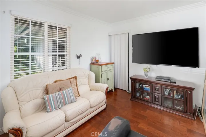 First bedroom was turned into a recreational room with the door taken out