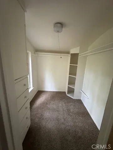 Huge walk in closet.