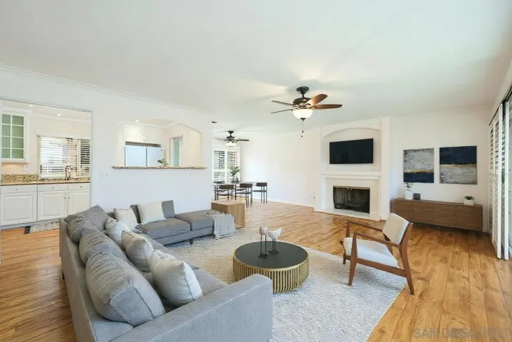 Virtually staged to show how great the great room can be!