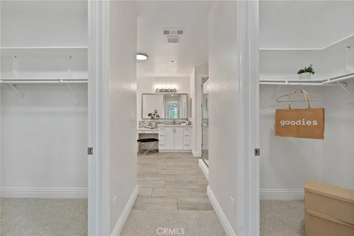 Primary Bedroom has TWO Walk-In Closets!