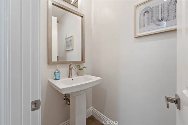 Half Bathroom in hallway